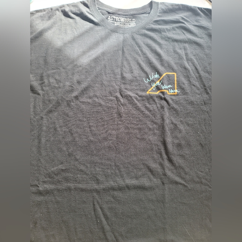 Travis Scott Astroworld LIVE Europe 2019 Tour T-Shirt Size XXL